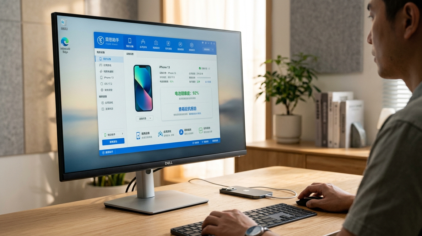 爱思助手是什么 第三方iPhone管理刷机工具界面