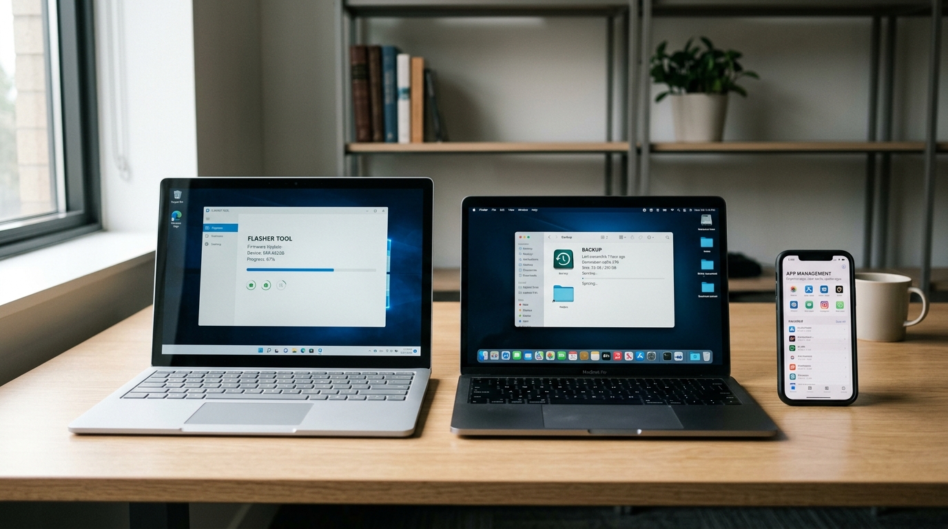 爱思助手下载PC版Mac版移动端功能对比