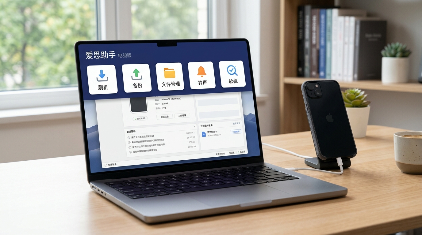 爱思助手电脑版核心功能界面