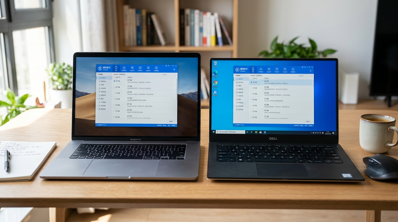 爱思助手电脑版 Windows 版和 Mac 版系统兼容性对照