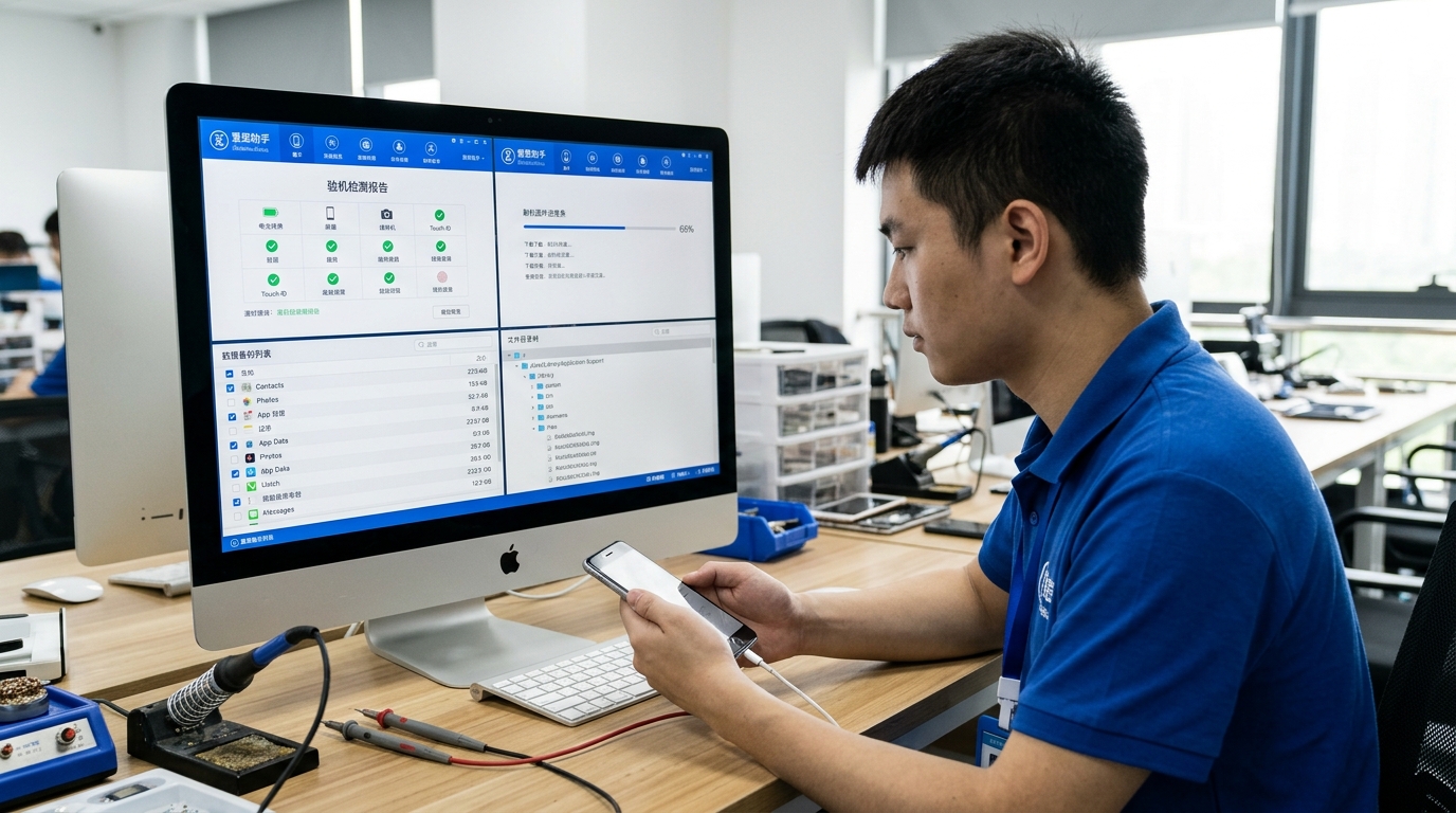爱思助手验机刷机备份文件管理四大功能工作原理