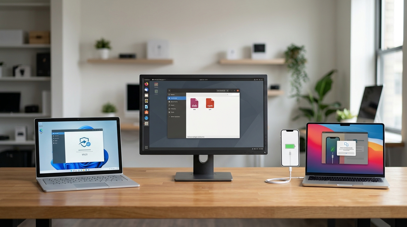 爱思助手下载Windows电脑版Linux版与移动端三个版本对比